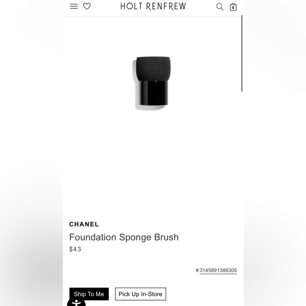 Chanel sponge